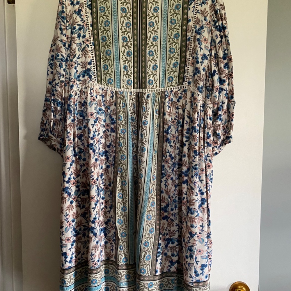 Angie Boho Maxi Duster Kimono - Picture 2 of 3